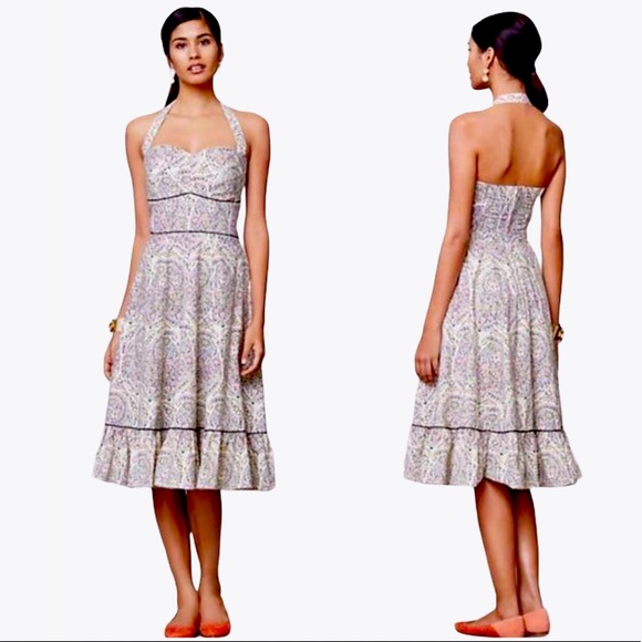 Anthropologie Girls From Savoy Midi Dress - 2/4 - Picture 17 of 17